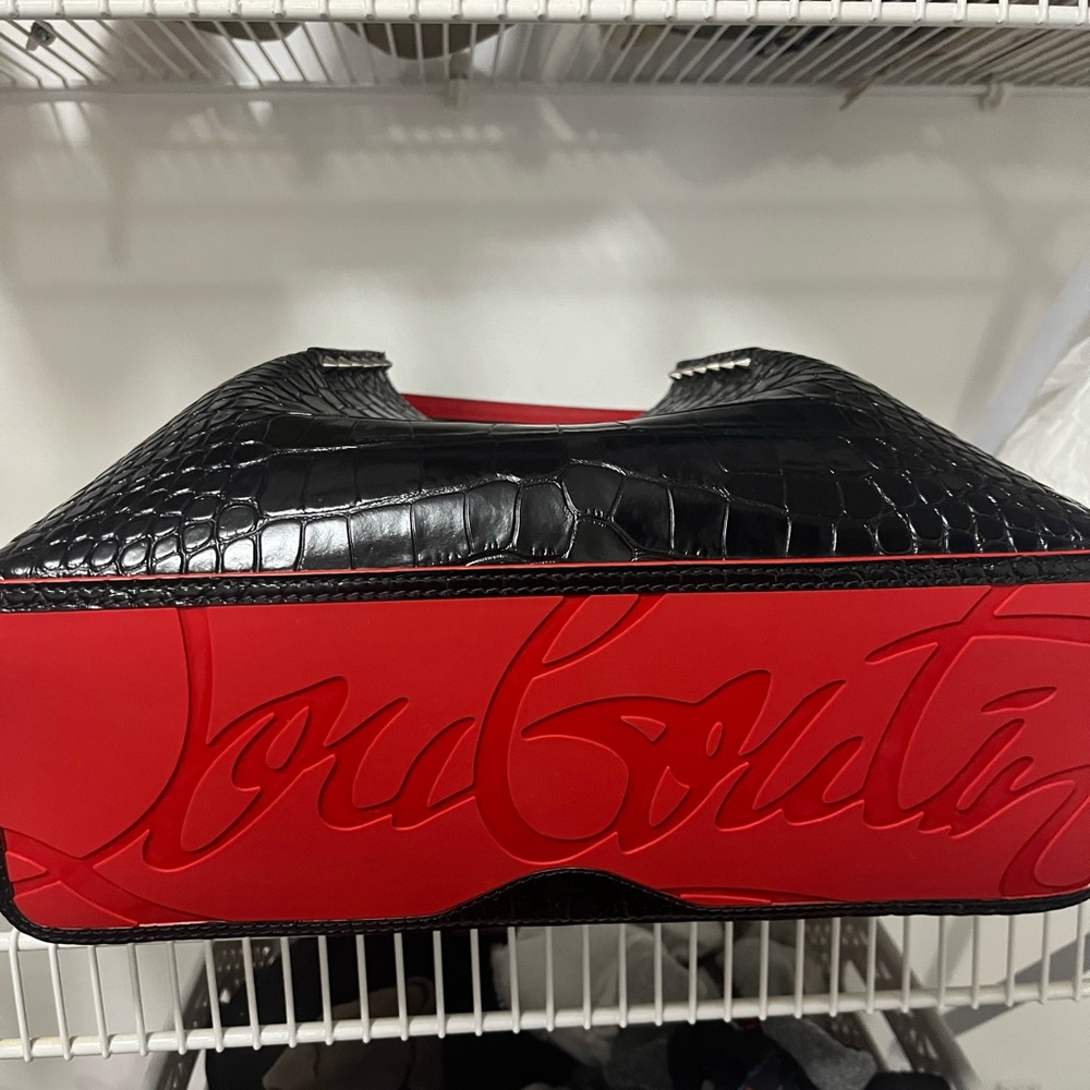 Brand new never used Christian Louboutin medium crock tote